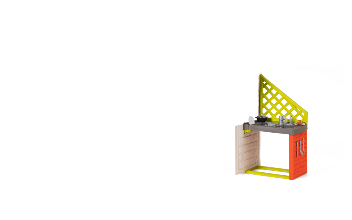 Spielhaus für den Gärtner Garden House Smoby mit Blumentöpfen erweiterbare Dachrinne und Gitter mit Vogelhaus 135 cm Höhe mit UV-Filter ab 2 Jahren